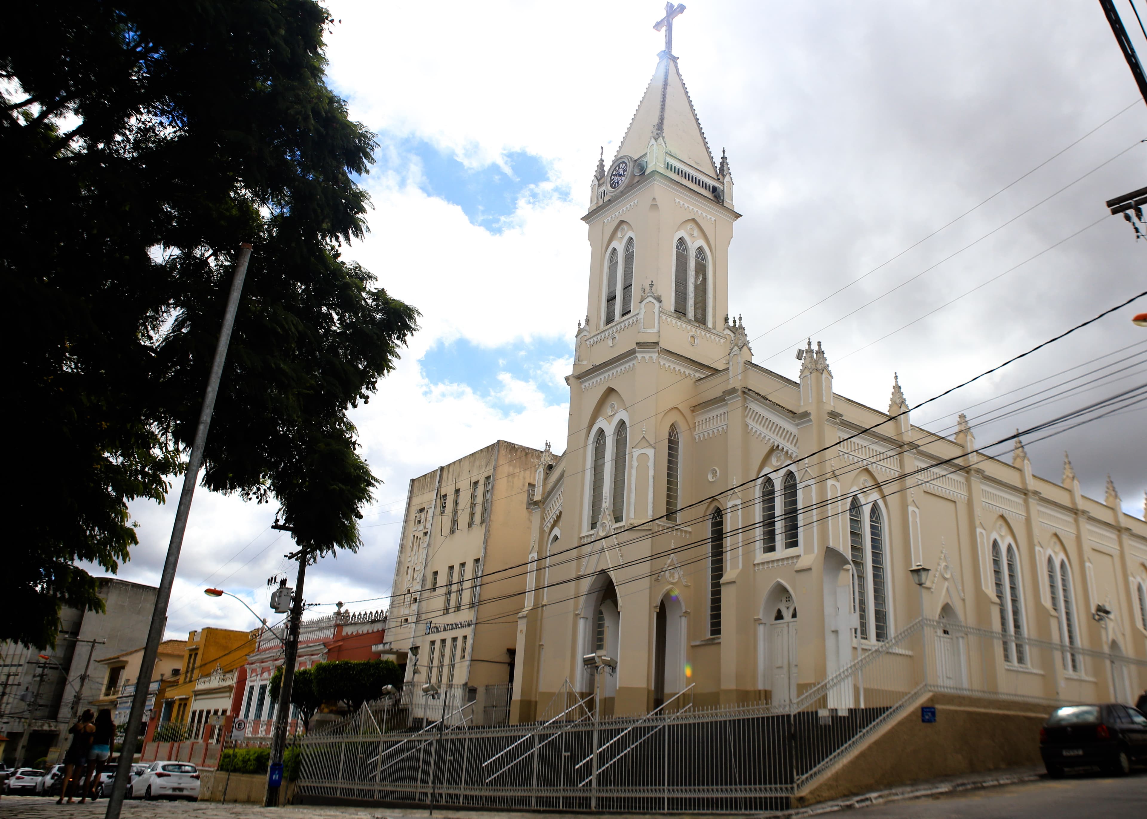 Catedral de Nossa Senhora das Vitórias em Vitória da Conquista, fotografada em 2017